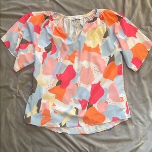 Julia James Abstract Blouse